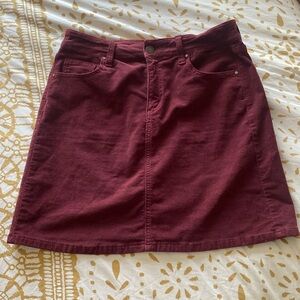 Urban Outfitters Mini Skirt Maroon